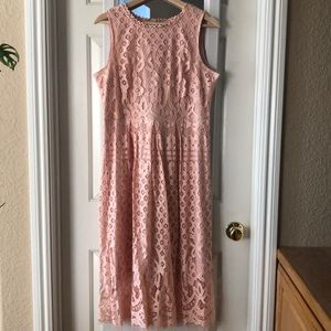 Pink Lace Dress